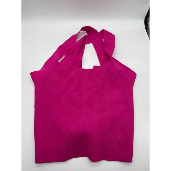 NEW NBD Tia Tie Back Top in Fuchsia Sz S Pink - Picture 3 of 7